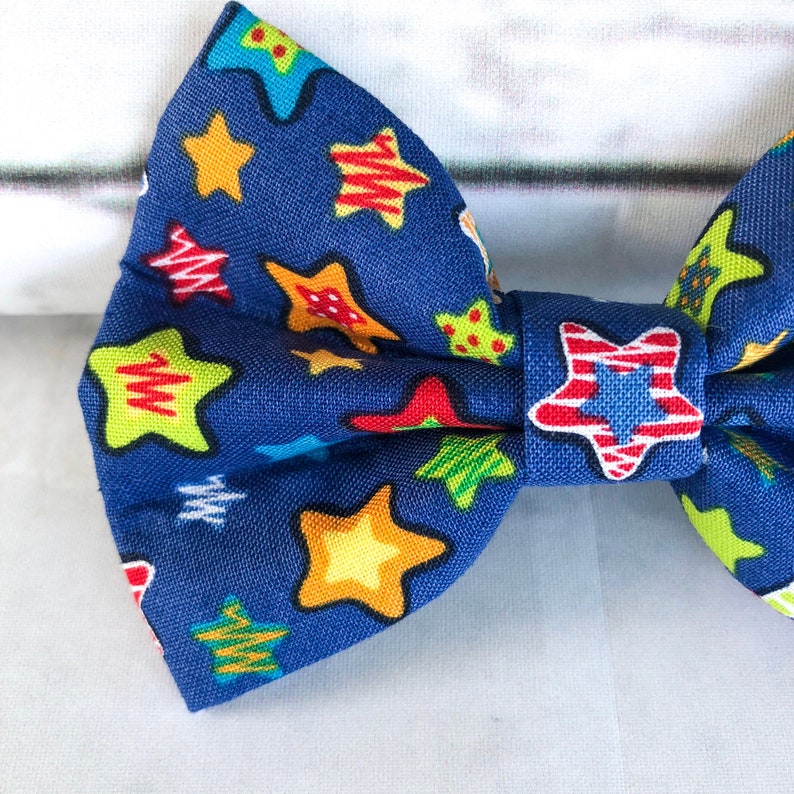 Bright Stars Celebrate Dog Bow Tie Dog Accessories Dog Etsy