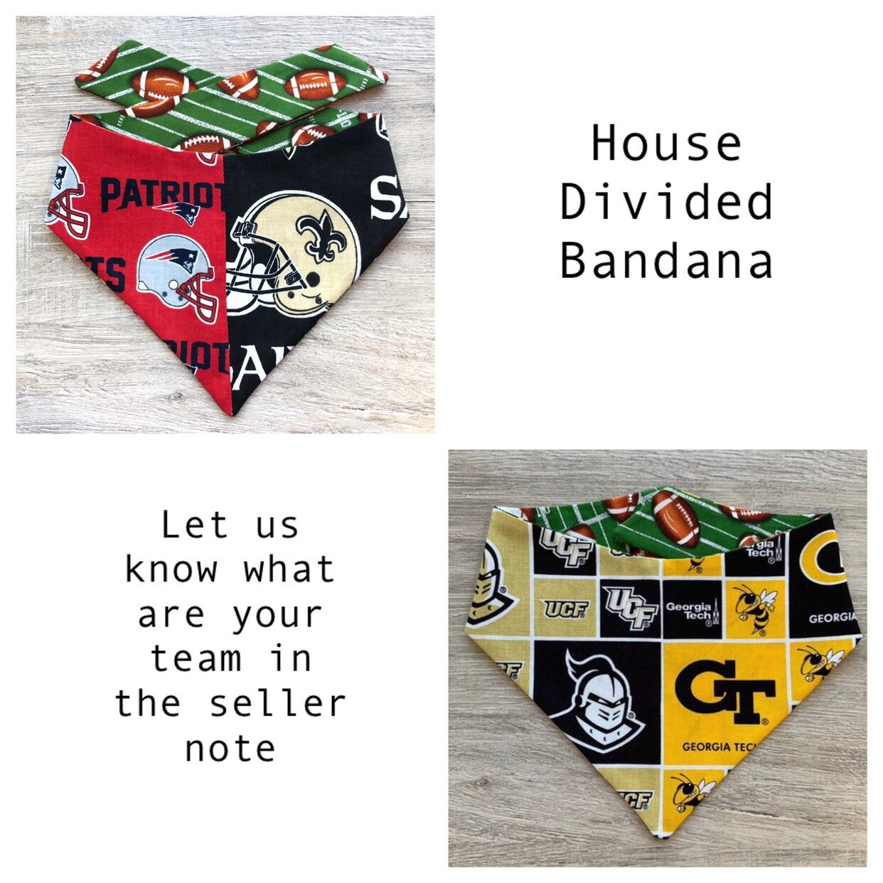 Custom orderHouse Divided dog bandana 