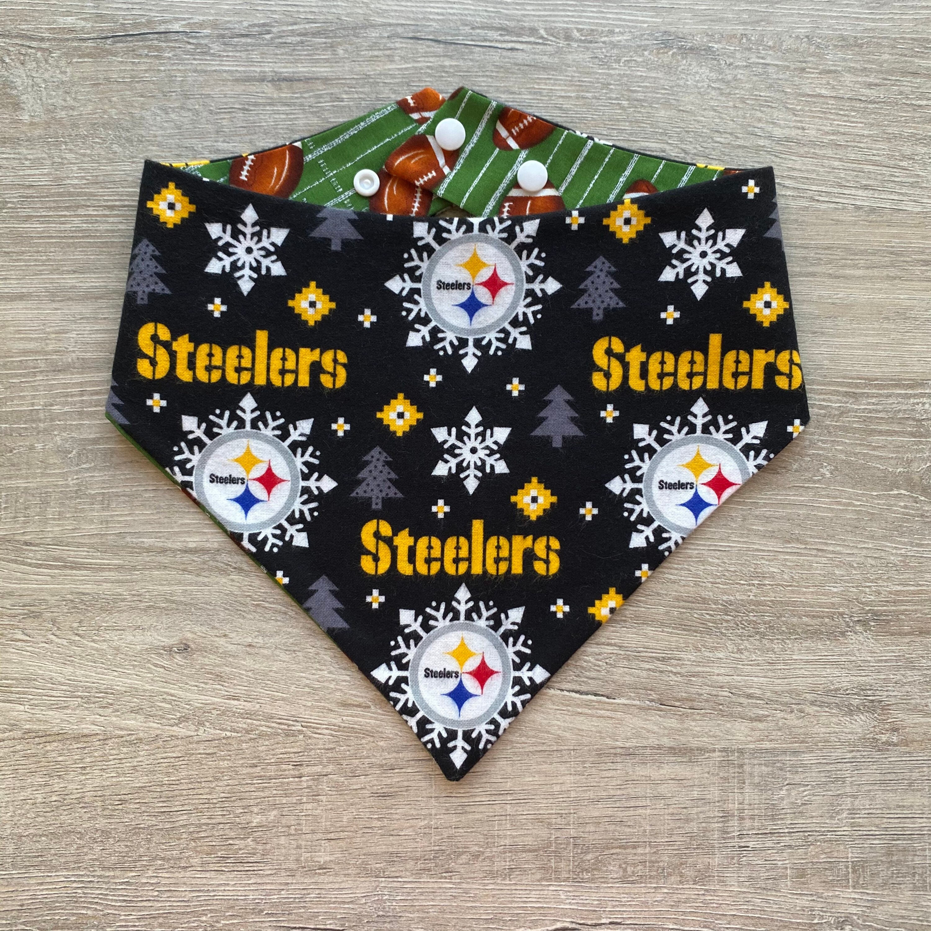 Nuevo Winter Pittsburgh Steelers Dog Bandana Pittsburgh dog Etsy