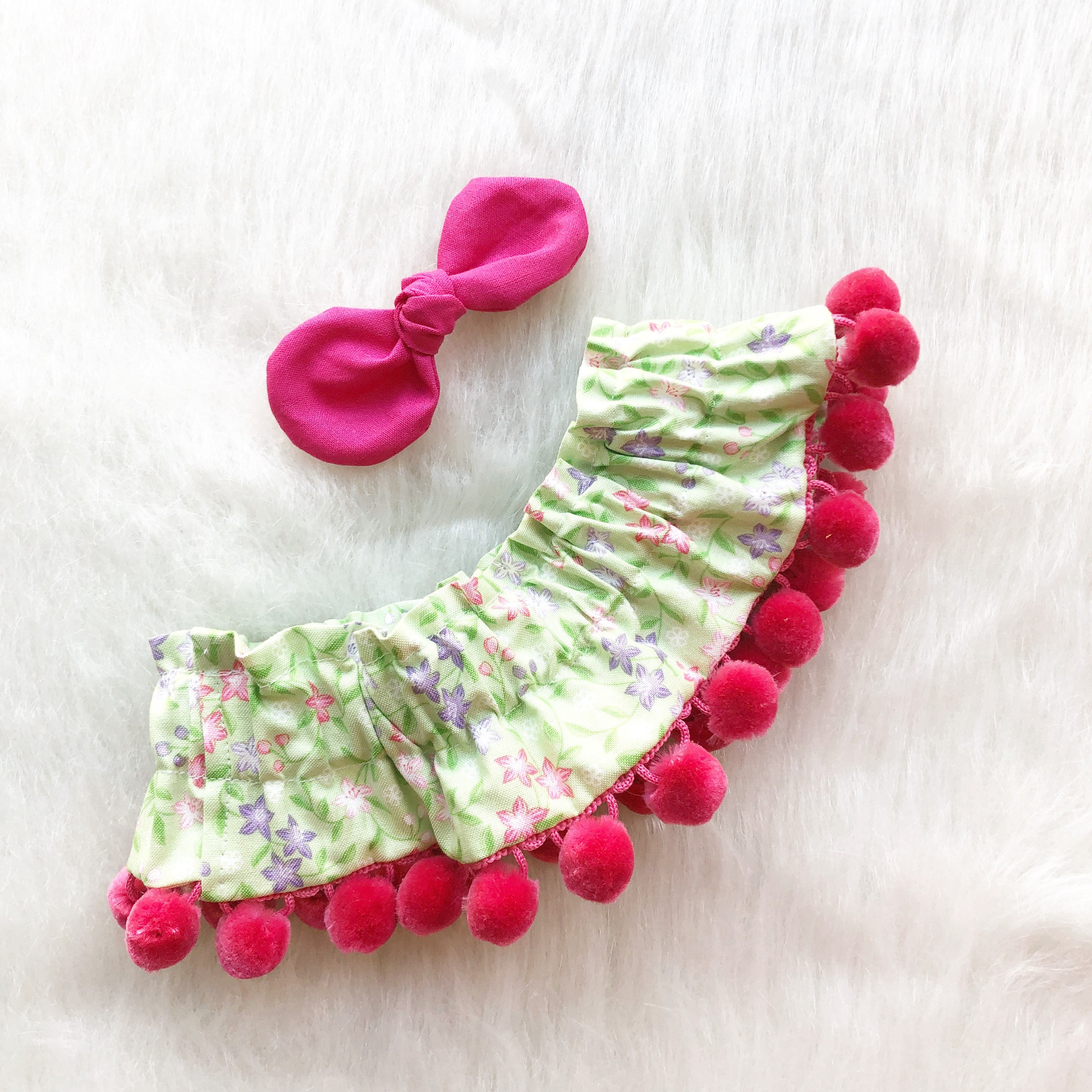 Lime and red stars Dog Ruffle Collar dog scrunchie dog Etsy