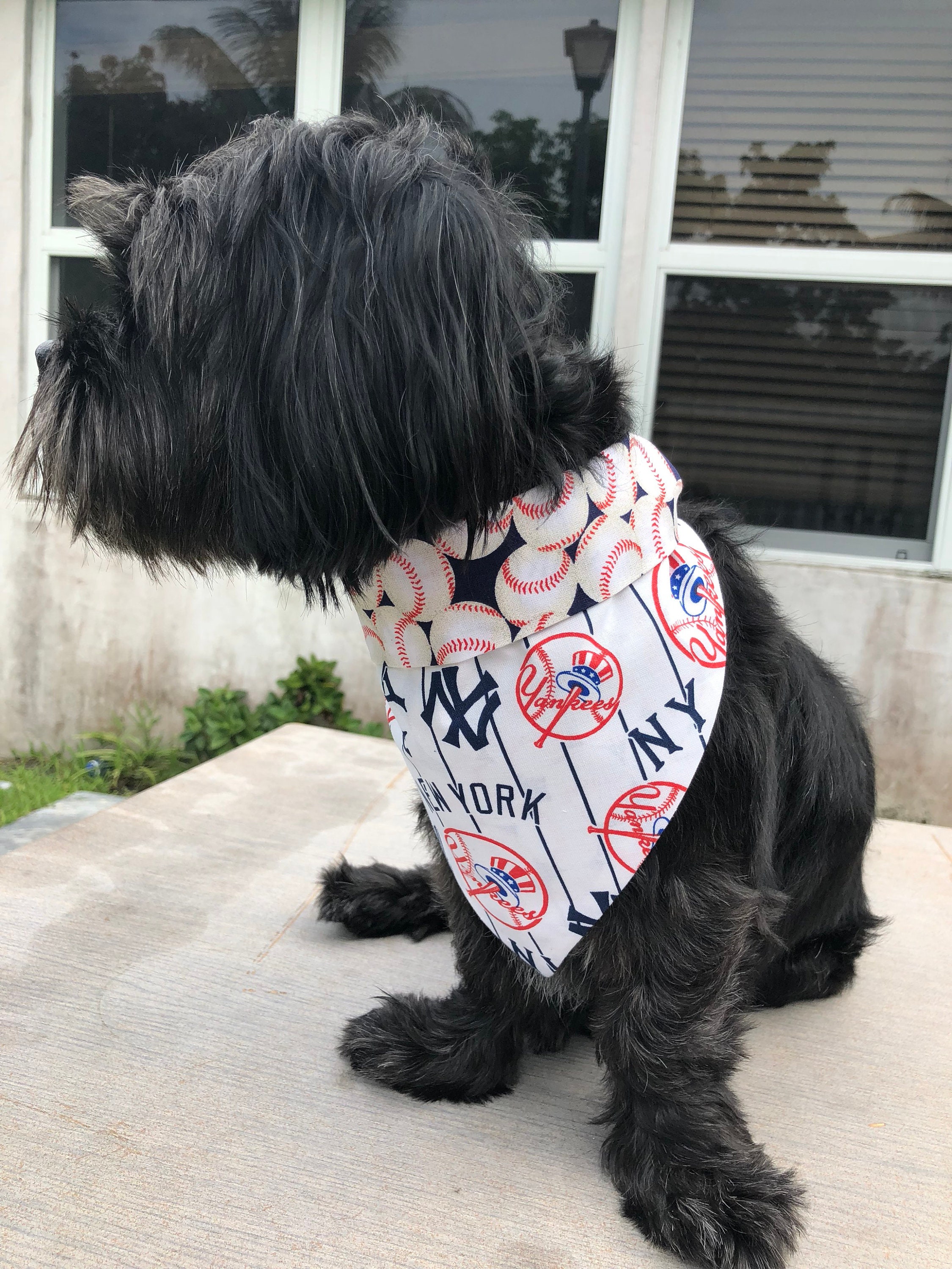 New York Yankees Dog Bandana New York Dog Bandana NY Etsy