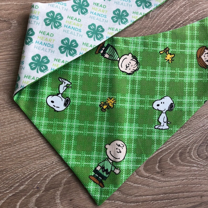 Download New St. Patrick's Day peanut plaid Dog Bandana snoopy | Etsy