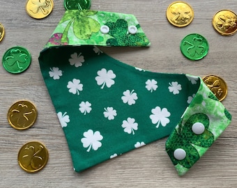 St. Patrick Dog Bandana, lucky charm