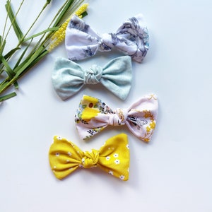 New! Spring Garden Dog hair bow, girl dog bow, hair clip for dogs, alligator clip, french barrette, Dog accessories, dog hair bows with clip