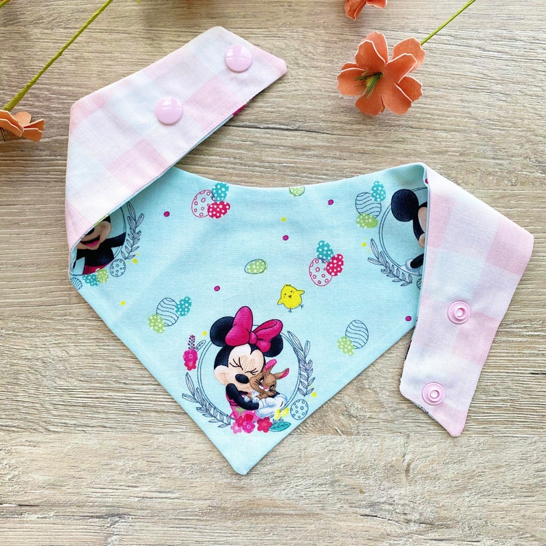 pet accessory easy snap-on dog bandana bandana for dogs New Minnie /& Mickey Easter dog bandana Puppy bandana