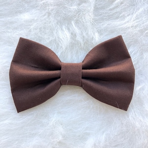 Brown Fall Dog Bow Tie, fall bow tie, Dog Accessories, Dog Clothe, Dog Bow tie, Puppy Bow, Pet bowtie, puppy fall bow tie, autumn bowtie