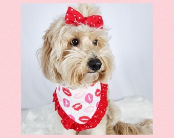 dog bows and bandanas