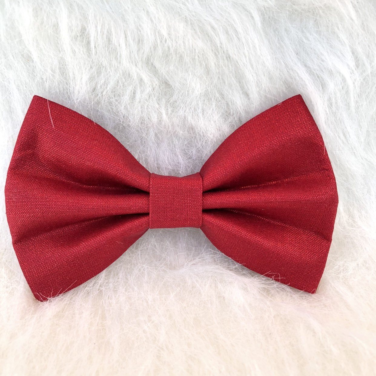 Premium Shepherd Dotted Lava Red Satin Tie