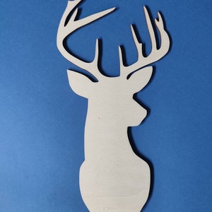 SILHOUETTE D'ORIGNAL DE RENNE en bois, forme vide à décorer, peindre bricolage pour enfants, espace réservé, étiquette nordique, différentes tailles