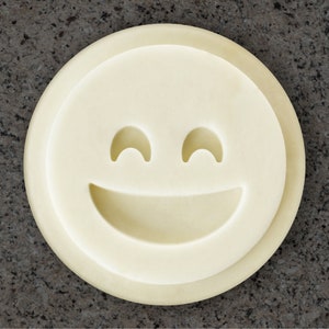 Emoji Cookie Stamp - Emoji Cookie Stamp - Happy Emoji with Big Smile