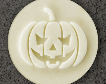 Halloween Cookie Stamp - Carved Pumpkin Cookie Stamp