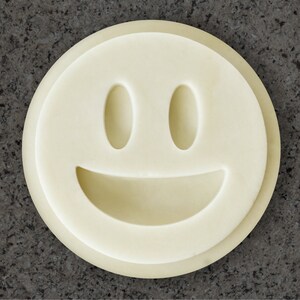 Emoji Cookie Stamp - Happy Emoji Cookie Stamp - Smiley Emoji Cookie Stamp with Large Eyes