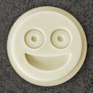 Emoji Cookie Stamp - Emoji Big Eyes Face Cookie Stamp, Zany Face Cookie Stamp