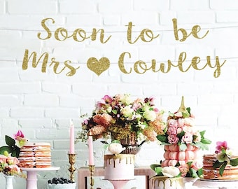 Bachelorette party banner soon to be mrs banner bridal shower banner engagement party banner engagement party sign bachelorette decorations