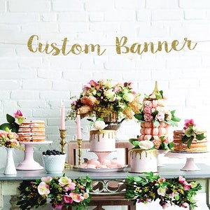 Bachelorette party banner, Engagement party sign, Custom bridal shower banner, wedding banner, bridal shower decorations, bachelorette vegas