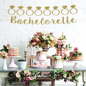 Bachelorette party banner engagement party decorations bachelorette banner engagement banner bridal shower banner bachelorette decorations
