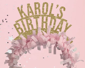 Custom Birthday Party Headband: Personalized Birthday Crown