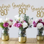 80th Birthday Centerpieces 80th Centerpieces 80th Birthday Etsy