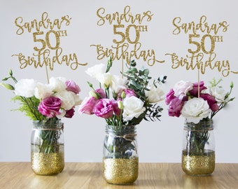 50th Birthday Centerpieces 50th Centerpieces 50th Birthday Party ...