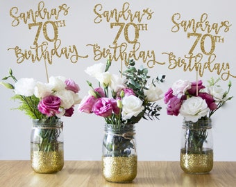 70th birthday centerpieces 70th centerpieces 70th birthday party 70th birthday decor gold 70th birthday party decorations 70th party decor