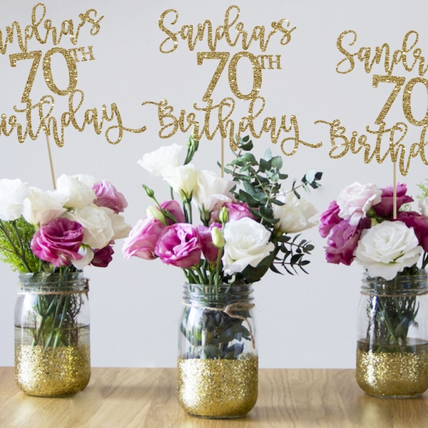 70th birthday centerpieces 70th centerpieces 70th birthday party 70th birthday decor gold 70th birthday party decorations 70th party decor