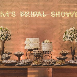 Custom bridal shower banner, bachelorette banners, bridal shower banner, hen party banner, engagement banner, custom bridal shower sign