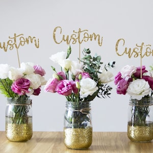 Custom centerpiece any age birthday centerpieces any birthday party any birthday decor  any birthday party decoration any party decor