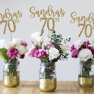 70th birthday centerpieces 70th centerpieces 70th birthday party 70th birthday decor gold 70th birthday party decorations 70th party decor