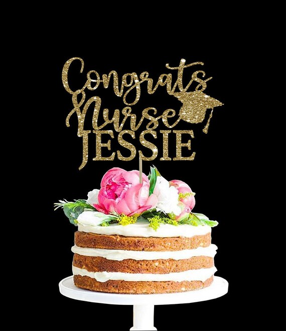 Infirmiere Gateau Topper Infirmiere Remise Des Diplomes Etsy France
