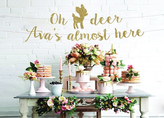 oh deer baby shower