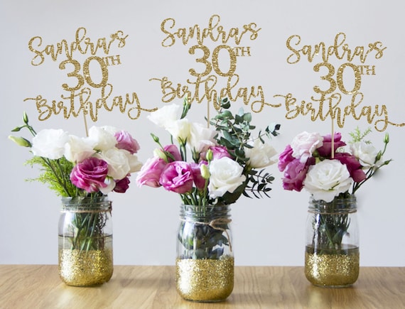 30th Birthday Centerpieces 30th Centerpieces 30th Birthday - Etsy ...