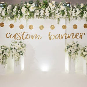 Custom bridal shower banner, Engagement party sign, wedding banner, bachelorette party banner, bridal shower decorations, bachelorette vegas