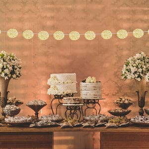 Glitter Circle Banner: Bachelorette, Bridal Shower, Hen Party