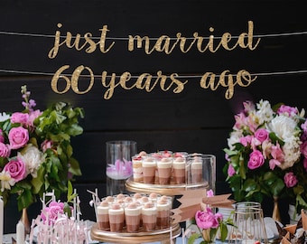 Glitter Cardstock Anniversary Banner: 'We Still Do' Party Decor