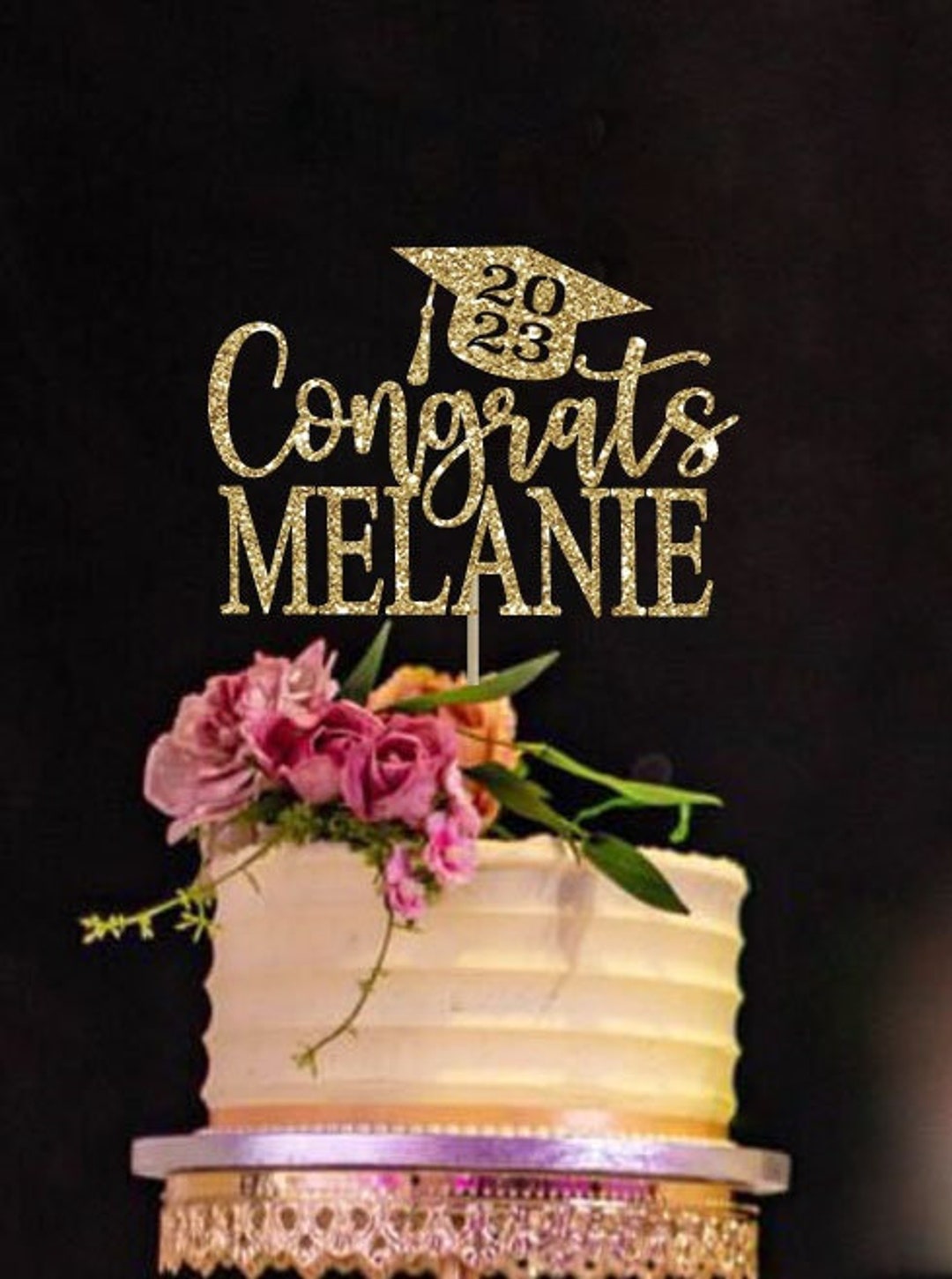 Custom Cake Topper Graduation Cake Topper Personalized Cake - Etsy