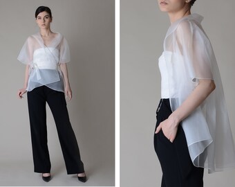 organza jacket evening