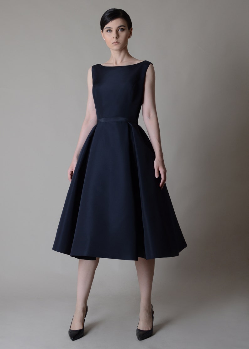 Silk Taffeta Dress Etsy