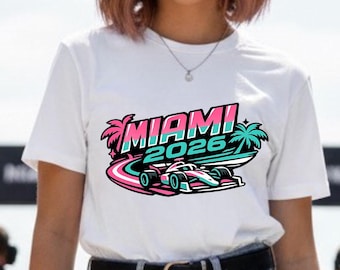 T-shirt unisexe Miami | Maillot de course saison 2026 | T-shirt de course Miami
