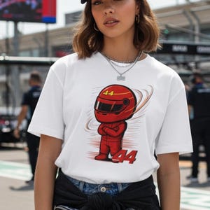 Hamilton Fan Tee: Motorsport Racing Shirt #44 image 1