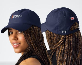 Norris Orange Racing Dad Cap – #4 Inspired by Lando driver gift for norris fans