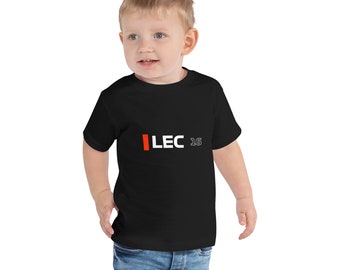 Maglietta a maniche corte unisex per bambini Leclerc / Maglietta Leclerc / Ferrari #16 F1 / Formula 1 Regalo Leclerc / #16