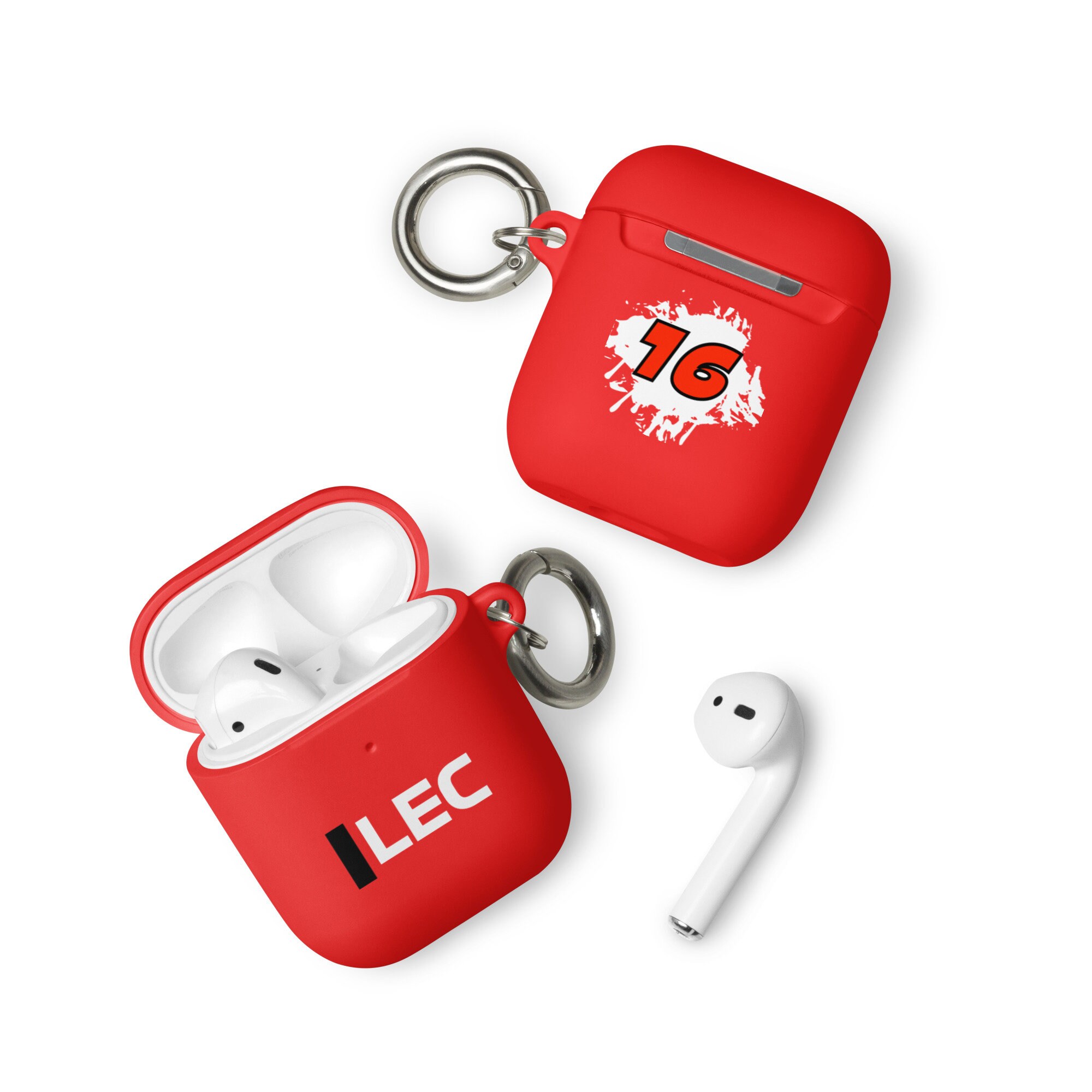 Leclerc-Inspired AirPods Case – Racing Style Protective Cover for Fans