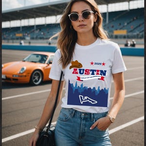 Austin Racing T-Shirt 2025 – Circuit-Inspired Motorsport Fan Tee