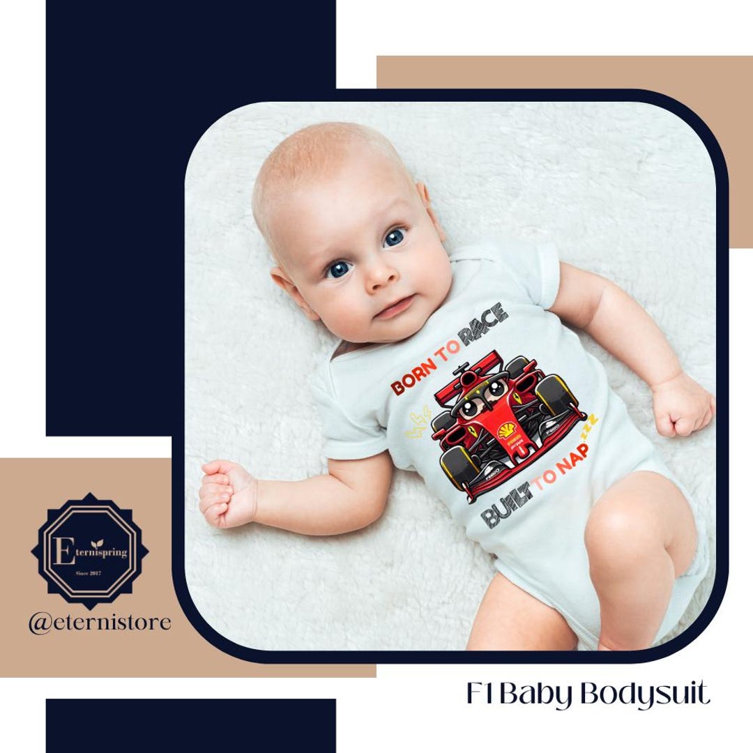 Baby Racing Gear Racing-inspired Baby Bodysuit | Motorsport Infant Outfit | Race Day Fan ...
