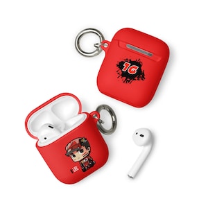 Red Racing Number 16 Case – Compatible with AirPods®