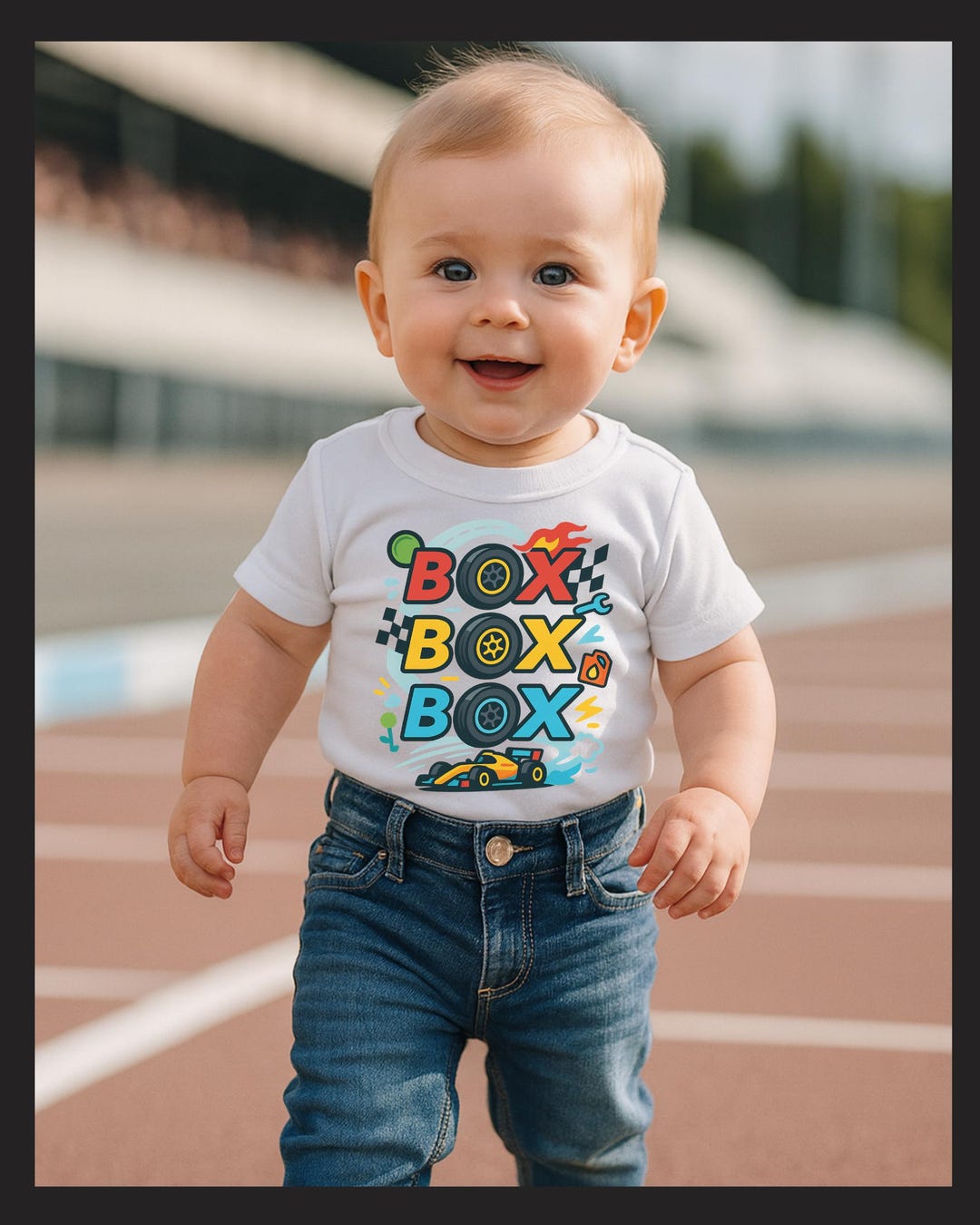 Baby Racing Gear Adorable Motorsport Fan Attire: Future Racer Baby Bodysuit in Various ...