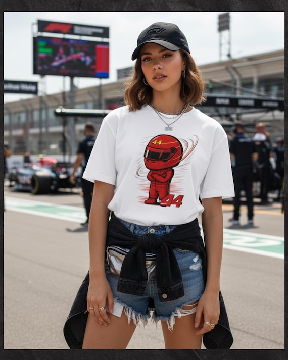 Hamilton Fan Tee: Motorsport Racing Shirt #44