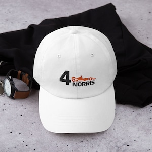 Norris Racing-Inspired Dad Hat – Papaya Style Cap for Motorsport Fans