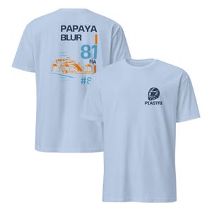 Piastri Racing Tee – Oscar #81 T-shirt met papaya-oranje autoprint voor fans