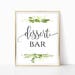 Printable Dessert Table Sign, Dessert Table Decor, Dessert Bar Sign ...